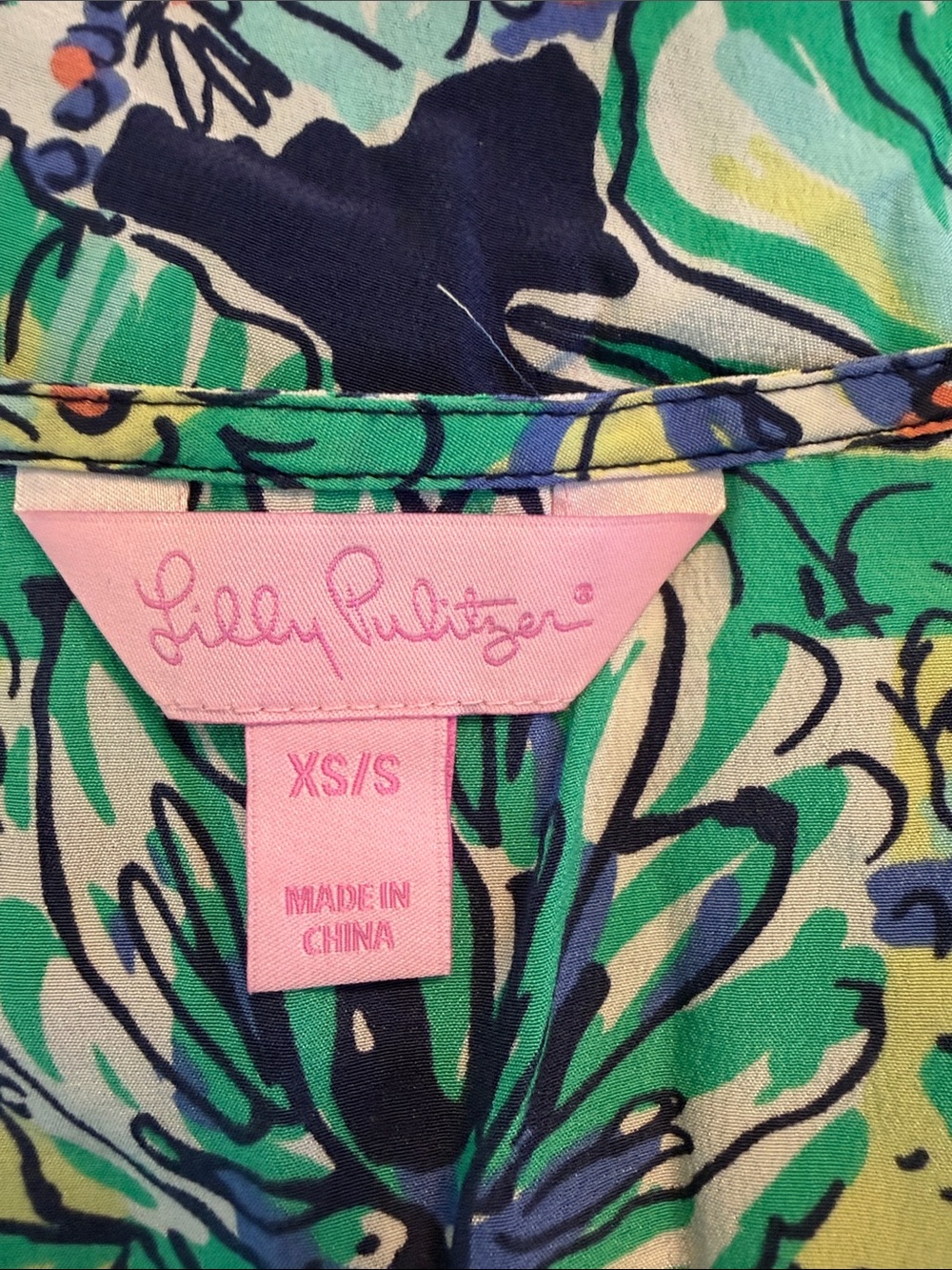 Lilly Pulitzer Lindamarie Escape Artist Silk Caftan - Picture 3 of 4